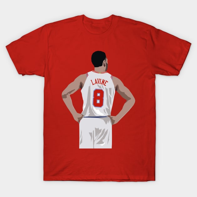 Zach LaVine Back-To T-Shirt by rattraptees